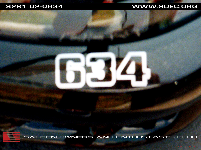Bumper number placement The Saleen Forums at