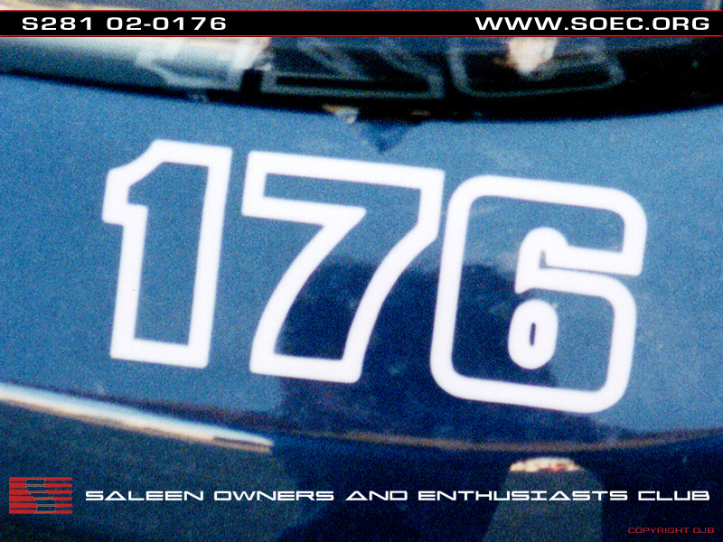 Bumper number placement The Saleen Forums at